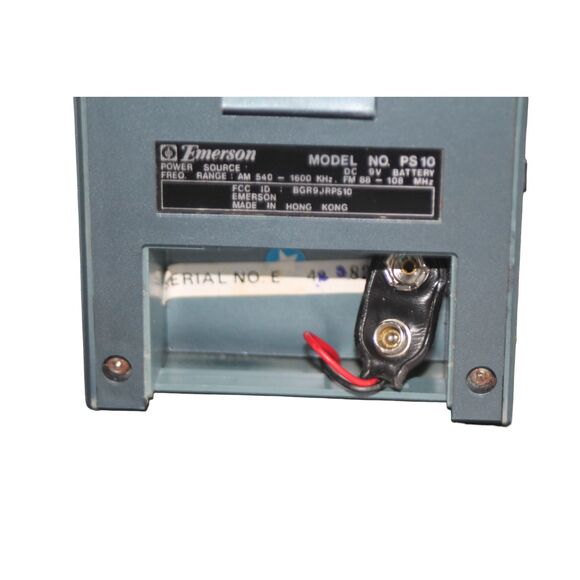 Vintage Emerson Walkman AM/FM Stereo Radio PS10 (FOR PARTS OR NOT WORKING) - Picture 7 of 8